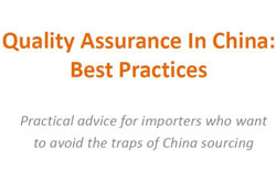 Quality Assurance In China